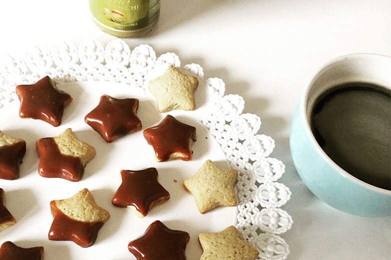 Kekse mit Pistaziencreme