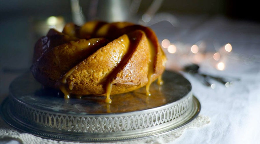 Bundtcake con cuore ai pinoli Babbi e caramello