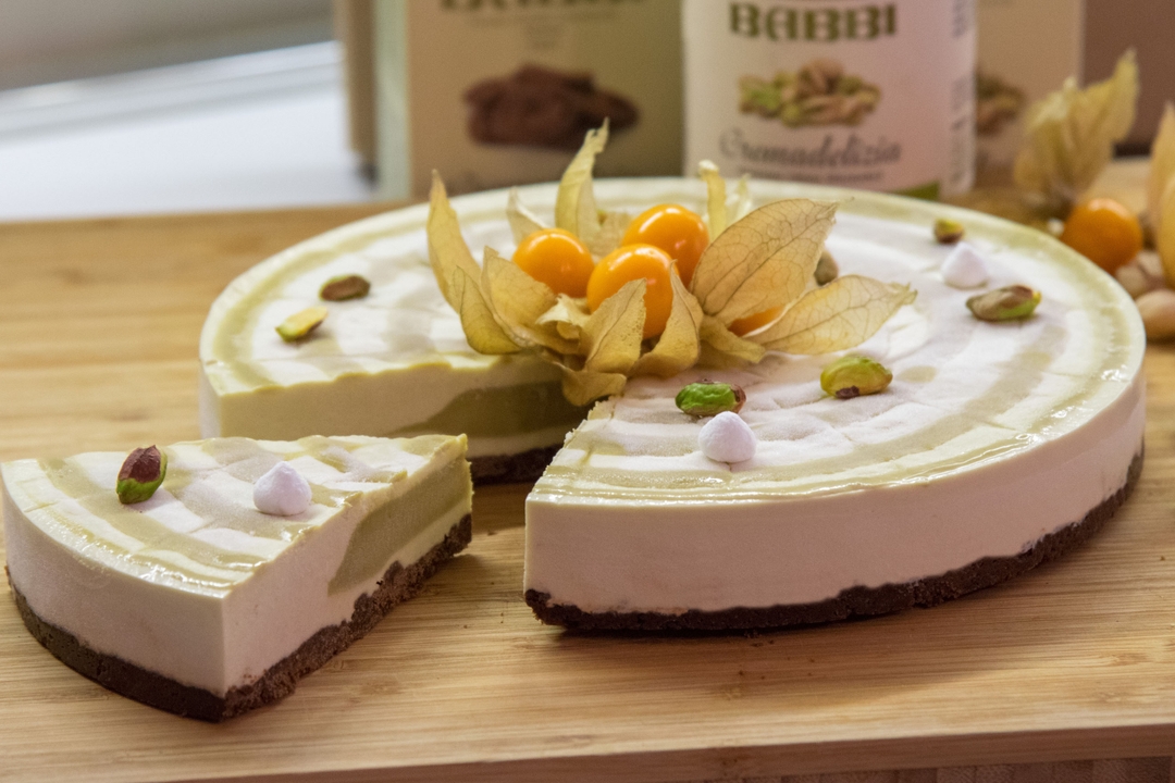 Pistachio Cheesecake and Biscokrok