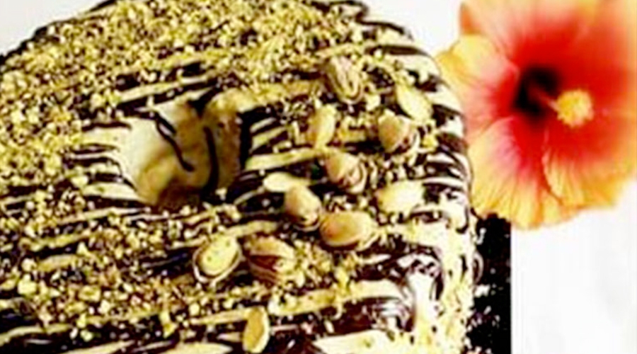 Chiffon Cake mit Pistazie