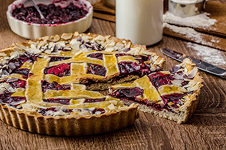 Crostata di Ricotta e Fichi Caramellati