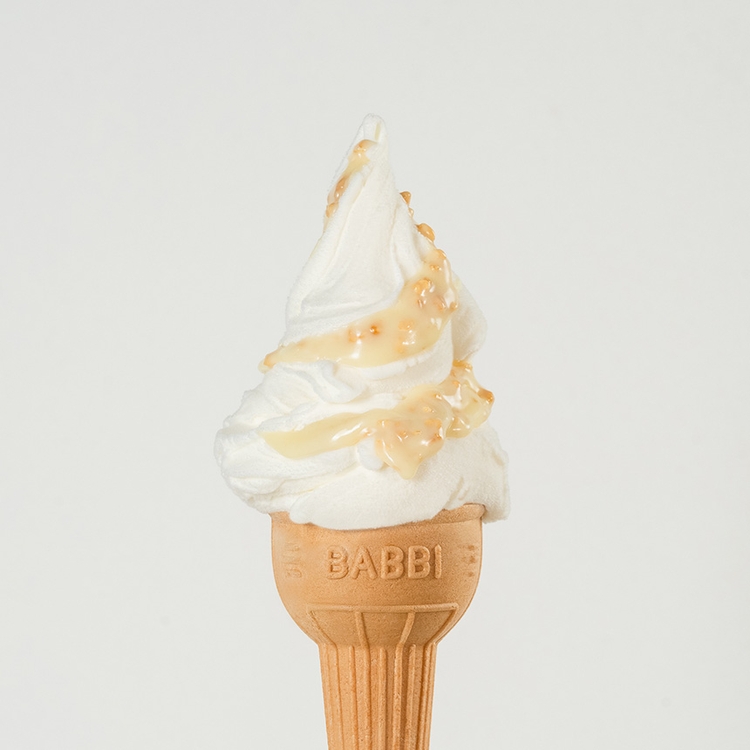 VARIEGATO BIANCO CON RISO SOFFIATO