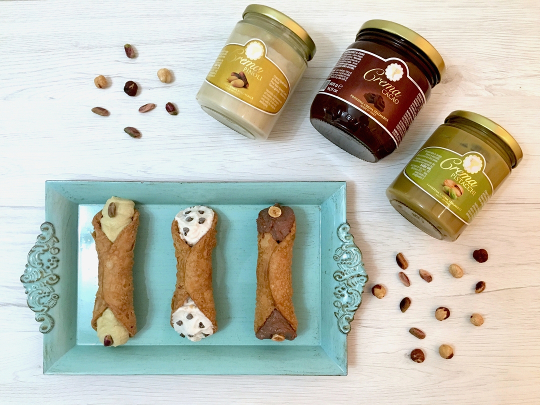 Cannoli Siciliani con Ricotta e Creme Babbi
