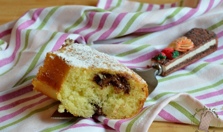 Ciambella Ricotta e Crema Cacao Babbi